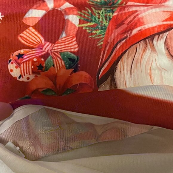Two Christmas 17" Pillow Covers Case Light Up Let It Snow/Christmas Gnome - Picture 12 of 14